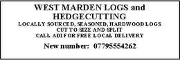 West Marden Logs and Hedgecutting
